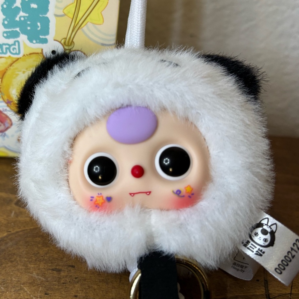 Panda Baby Three Mobile Hanger Plush Phone Lanyard